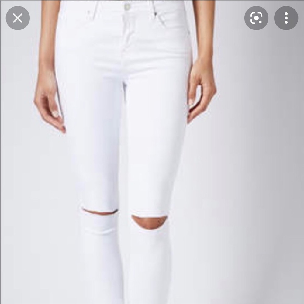 Topshop Moto Leigh White jeans!